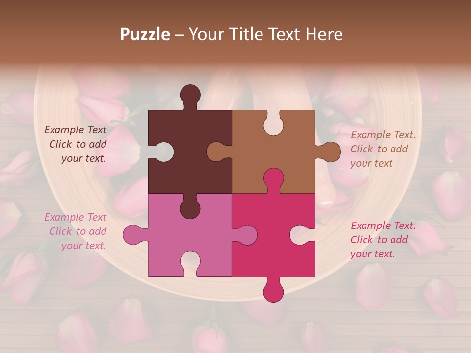 Botany Relaxation Petal PowerPoint Template