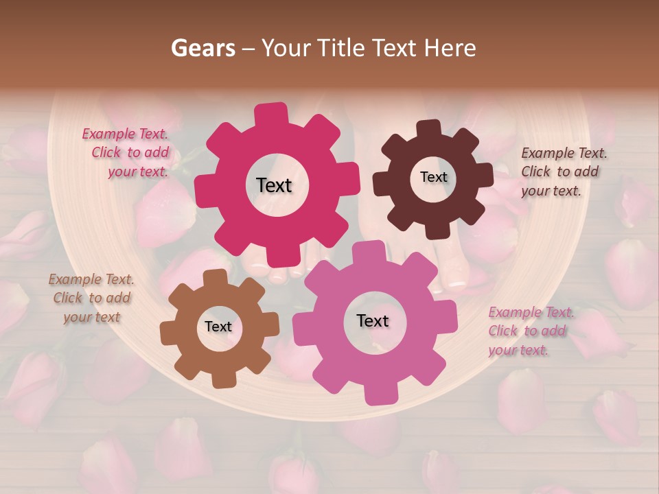 Botany Relaxation Petal PowerPoint Template
