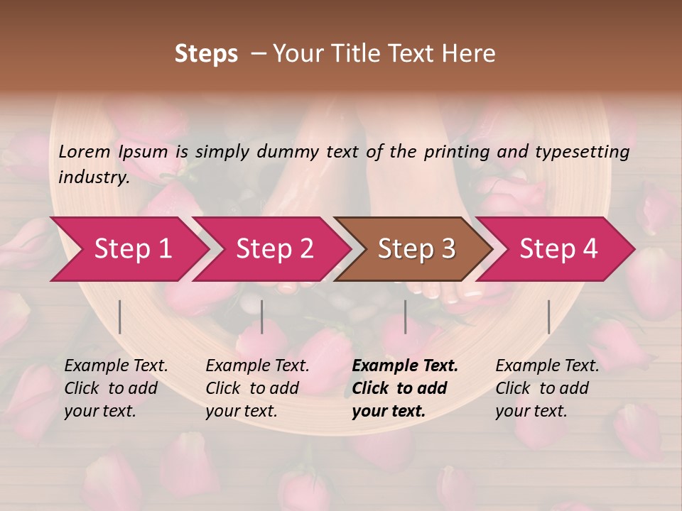 Botany Relaxation Petal PowerPoint Template