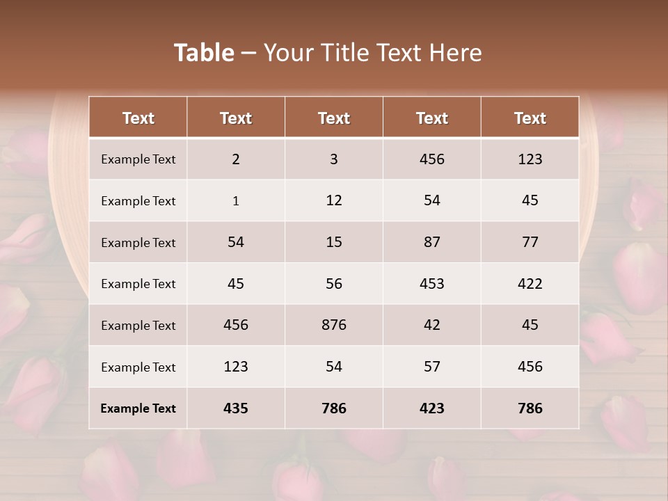 Botany Relaxation Petal PowerPoint Template