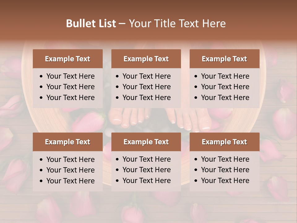 Botany Relaxation Petal PowerPoint Template