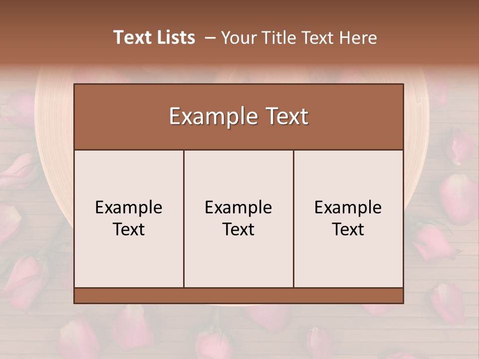Botany Relaxation Petal PowerPoint Template