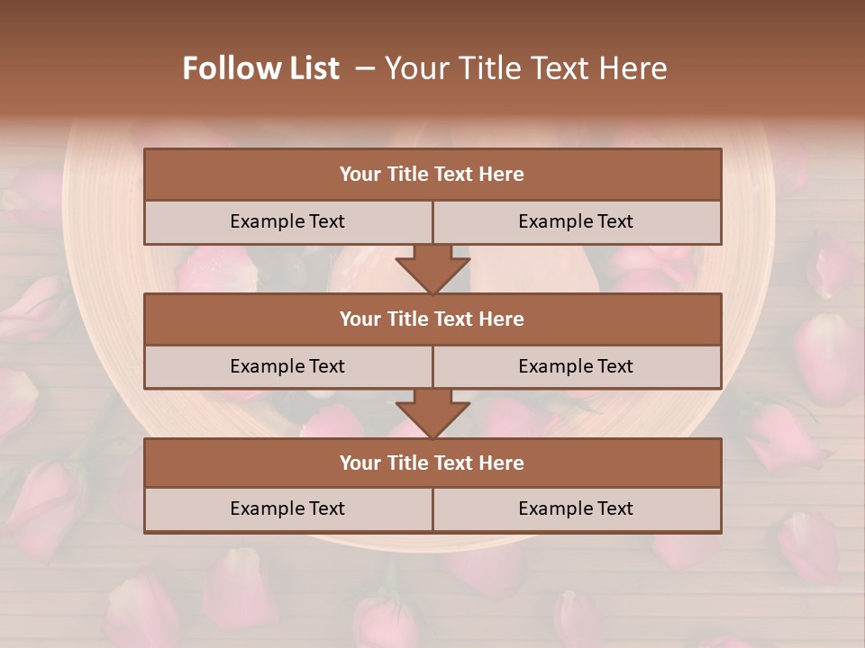 Botany Relaxation Petal PowerPoint Template
