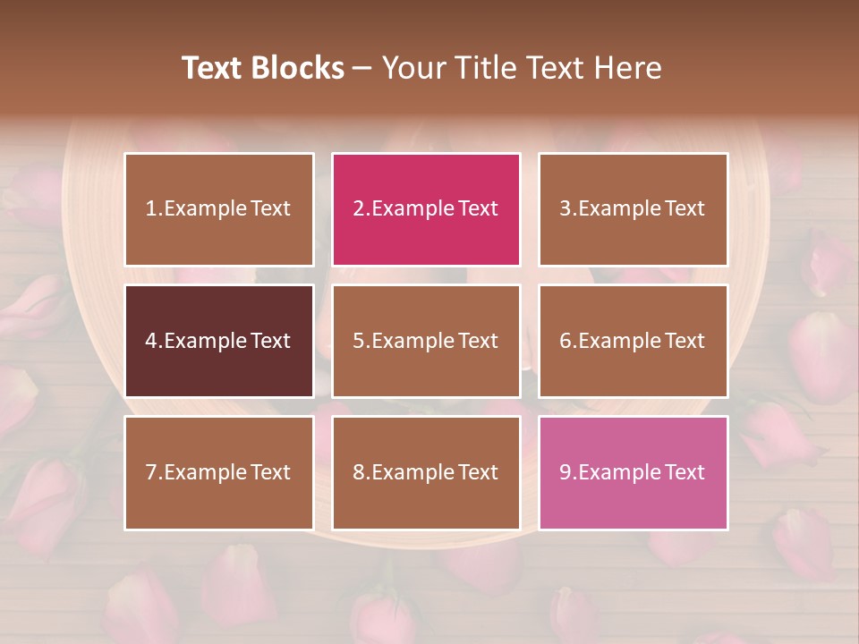 Botany Relaxation Petal PowerPoint Template