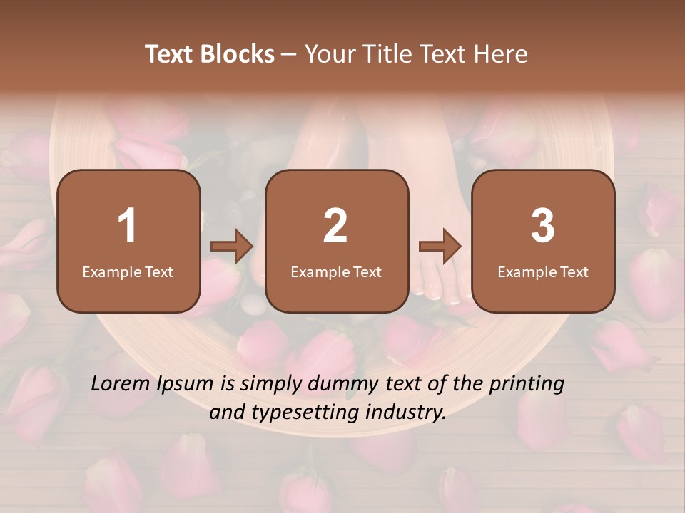 Botany Relaxation Petal PowerPoint Template