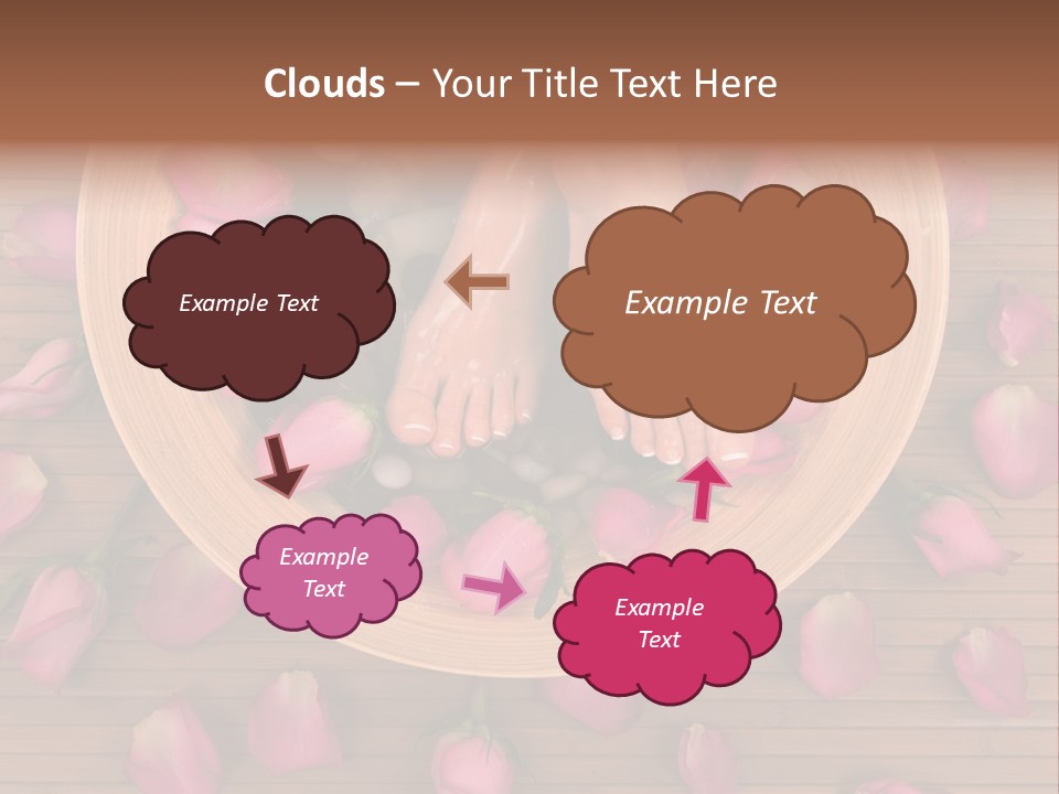 Botany Relaxation Petal PowerPoint Template
