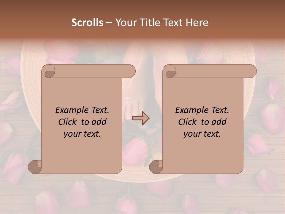 Botany Relaxation Petal PowerPoint Template