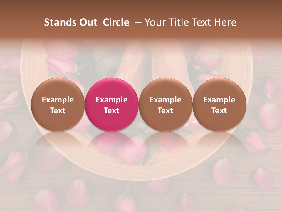 Botany Relaxation Petal PowerPoint Template