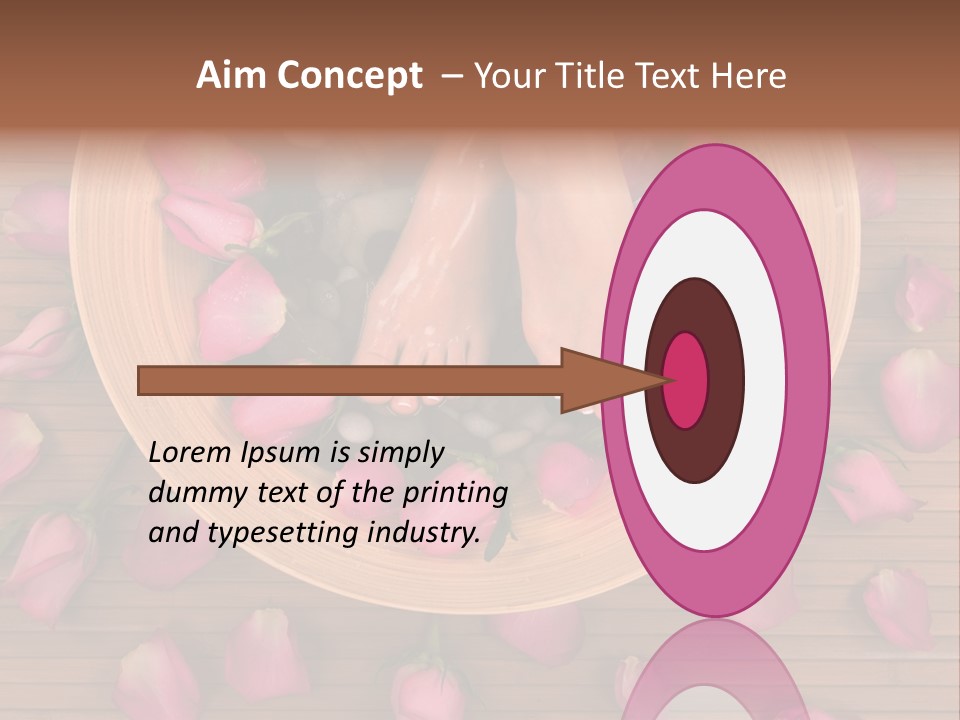 Botany Relaxation Petal PowerPoint Template