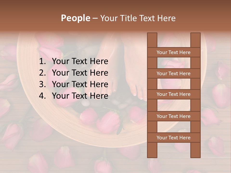 Botany Relaxation Petal PowerPoint Template