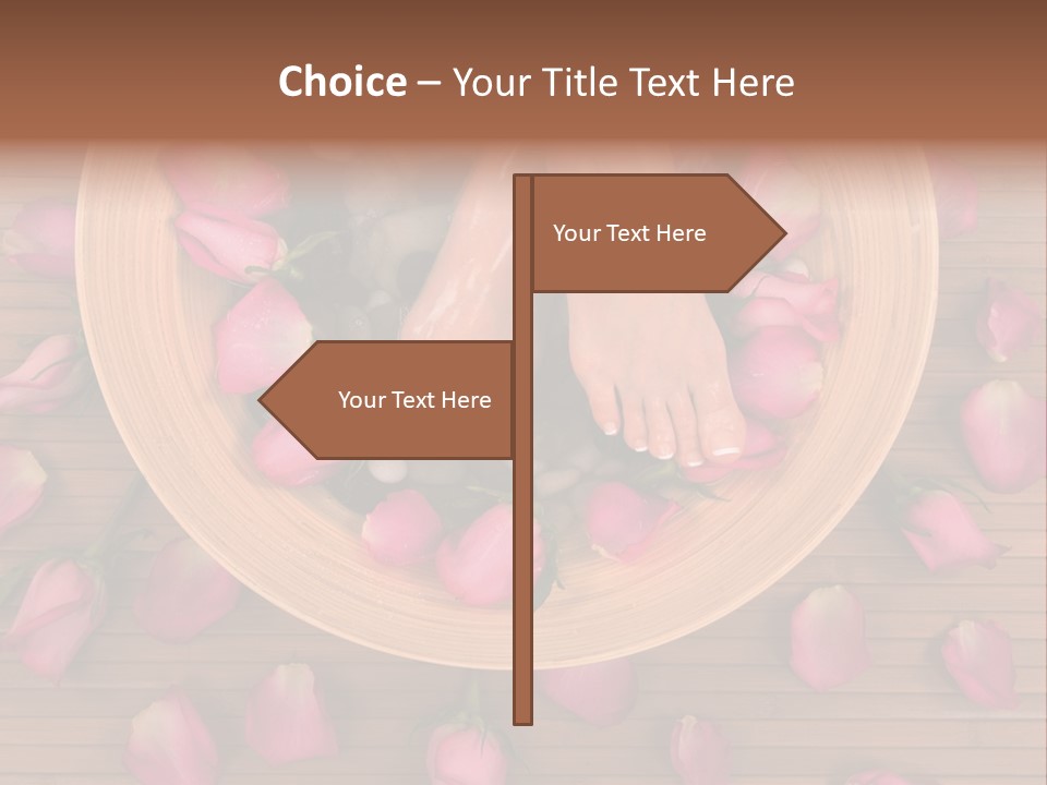 Botany Relaxation Petal PowerPoint Template