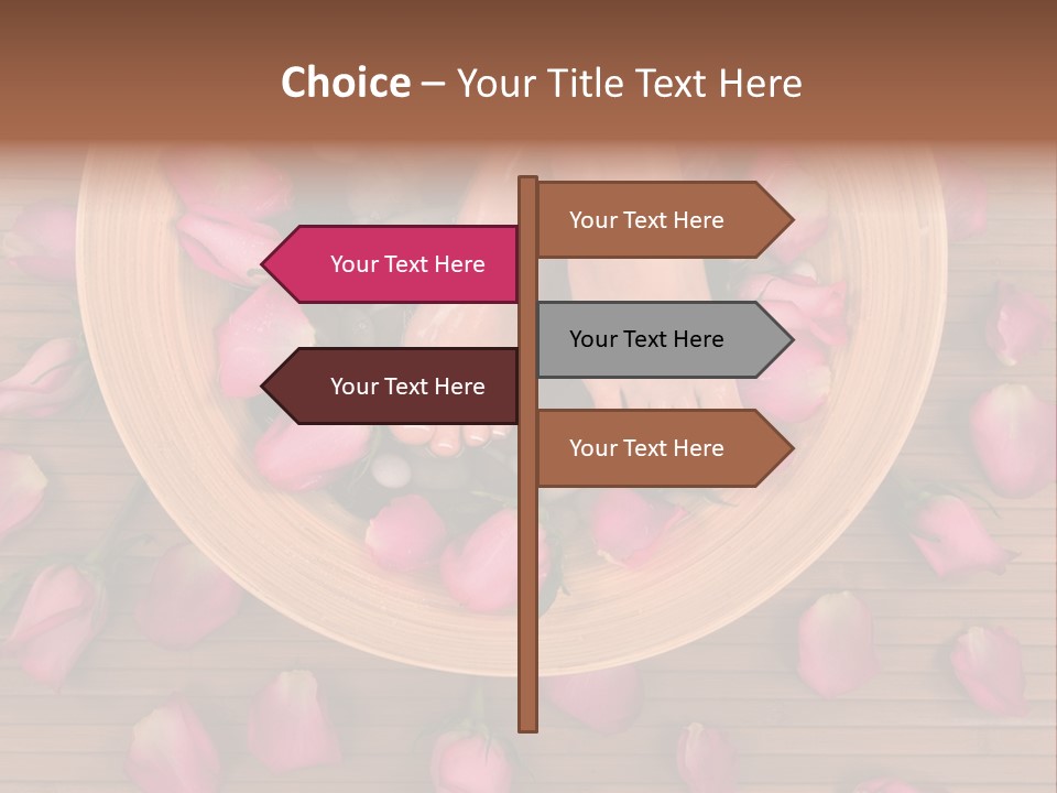 Botany Relaxation Petal PowerPoint Template