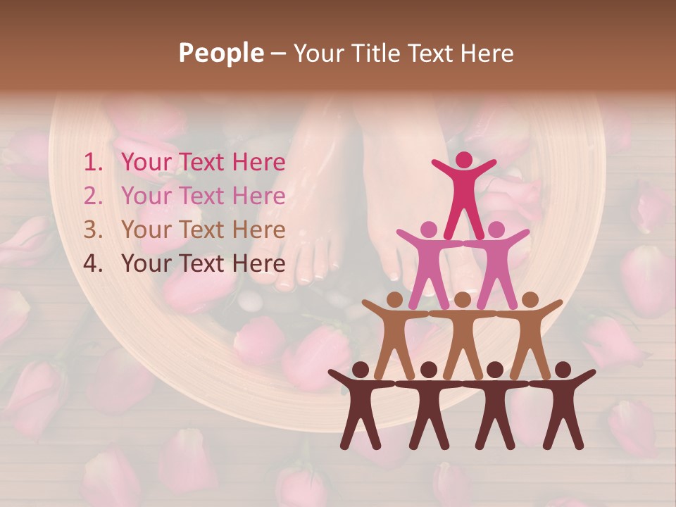 Botany Relaxation Petal PowerPoint Template