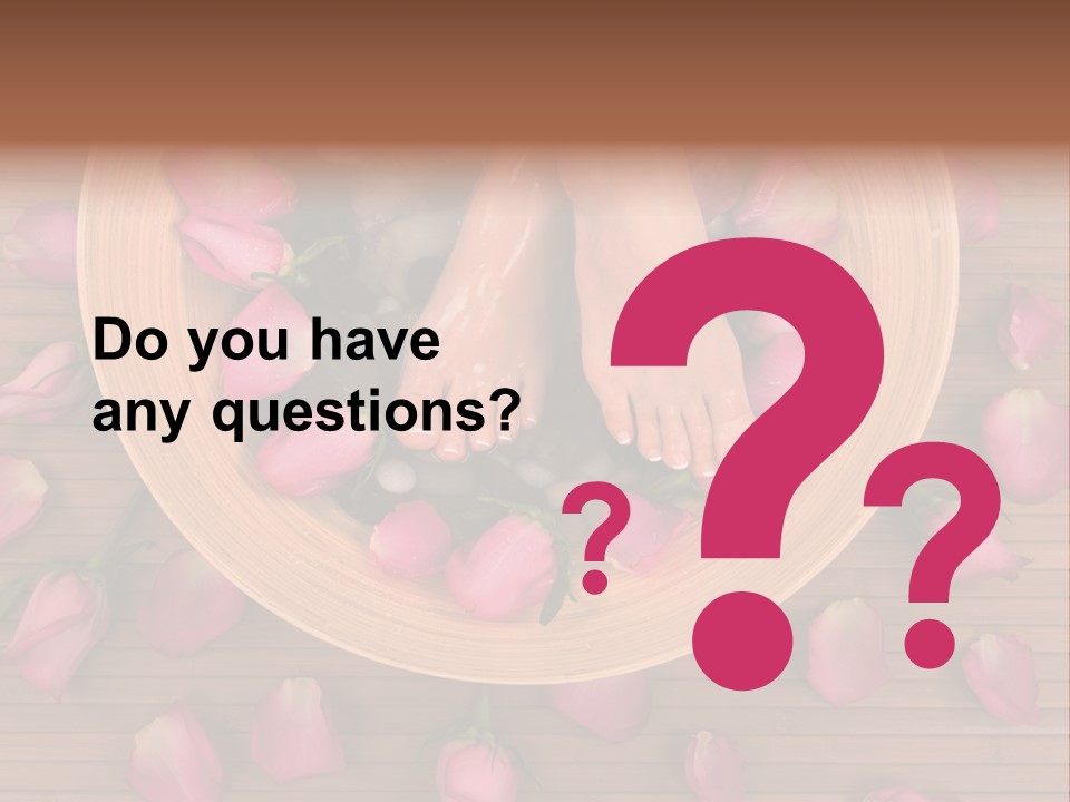 Botany Relaxation Petal PowerPoint Template