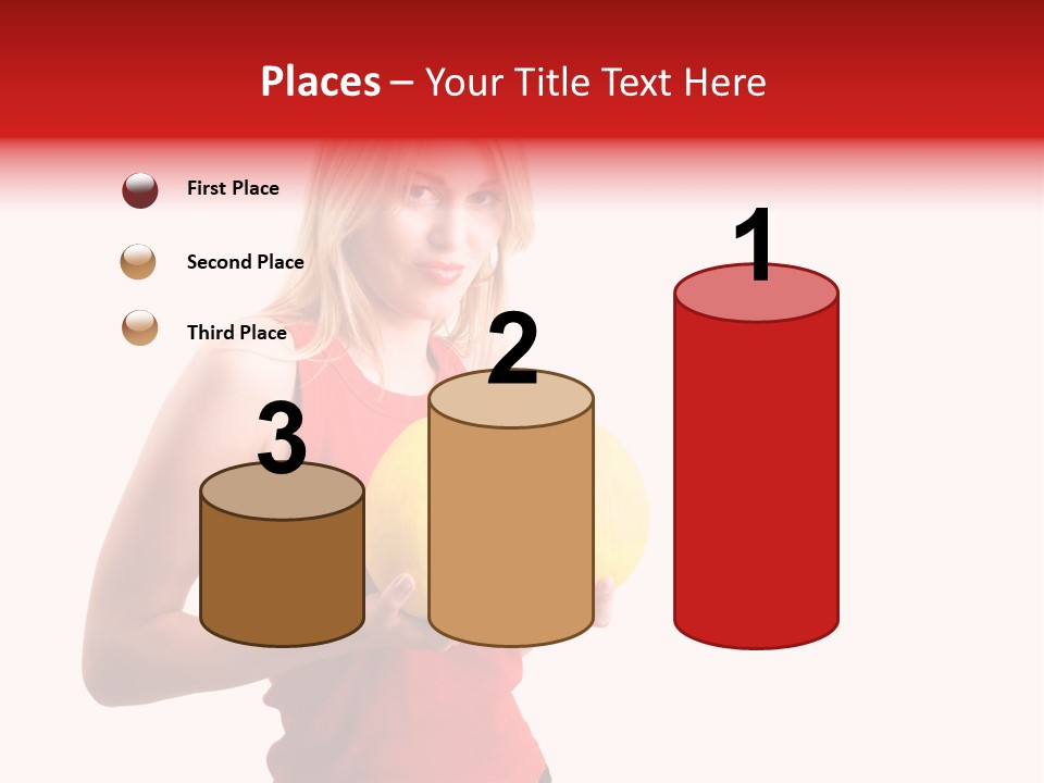 Honey Enlarge Woman PowerPoint Template