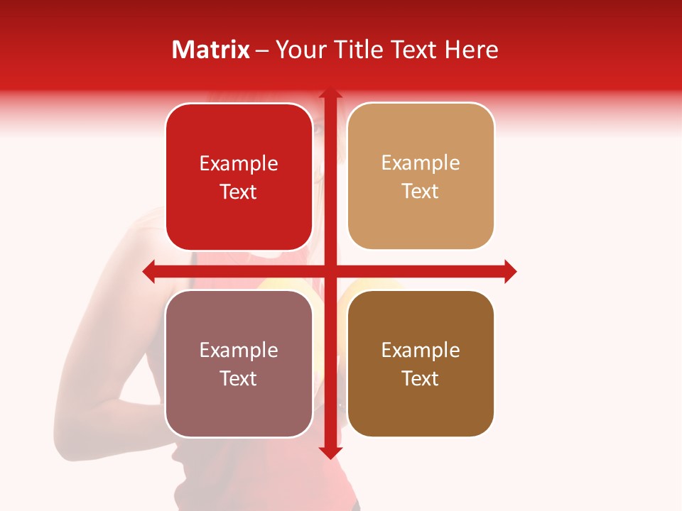 Honey Enlarge Woman PowerPoint Template