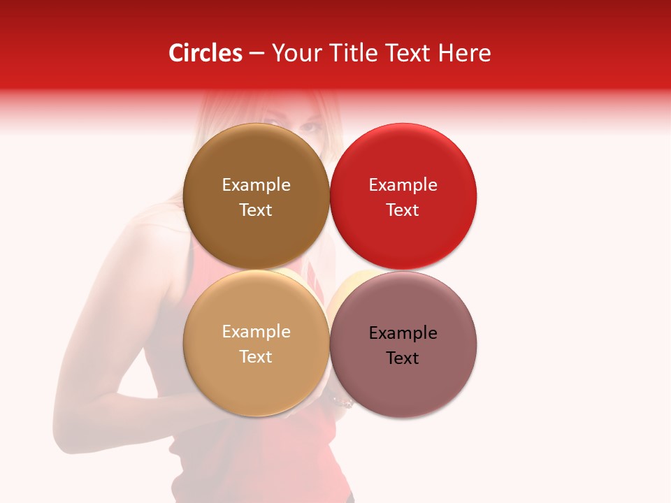 Honey Enlarge Woman PowerPoint Template