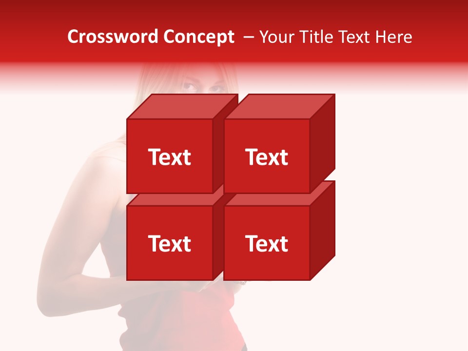 Honey Enlarge Woman PowerPoint Template