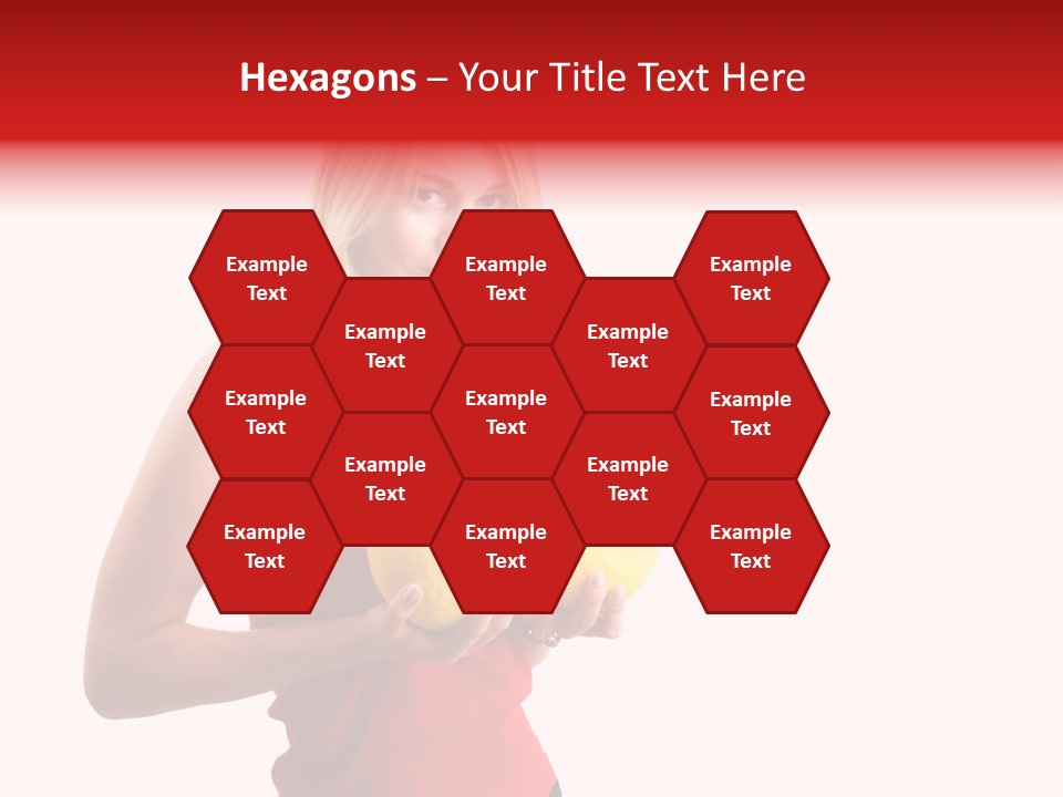 Honey Enlarge Woman PowerPoint Template