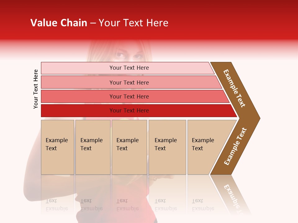Honey Enlarge Woman PowerPoint Template