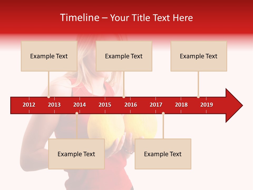 Honey Enlarge Woman PowerPoint Template