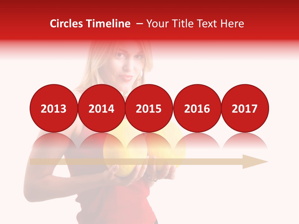 Honey Enlarge Woman PowerPoint Template