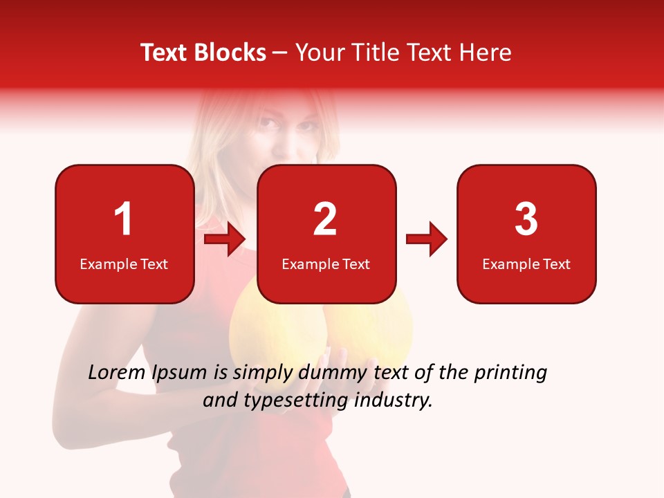 Honey Enlarge Woman PowerPoint Template