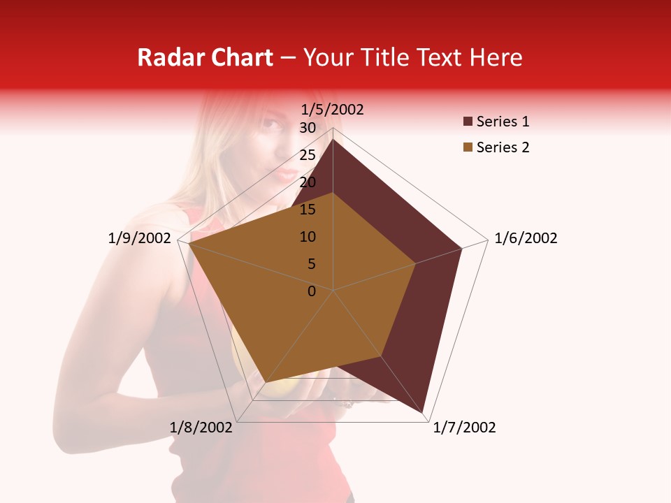 Honey Enlarge Woman PowerPoint Template