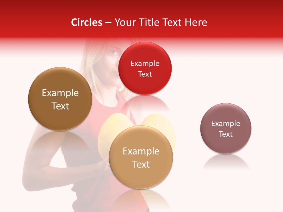 Honey Enlarge Woman PowerPoint Template