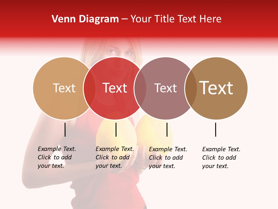 Honey Enlarge Woman PowerPoint Template