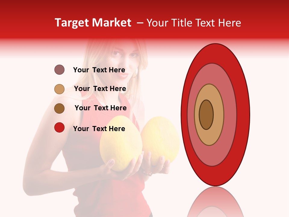 Honey Enlarge Woman PowerPoint Template