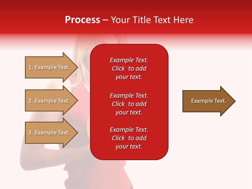 Honey Enlarge Woman PowerPoint Template