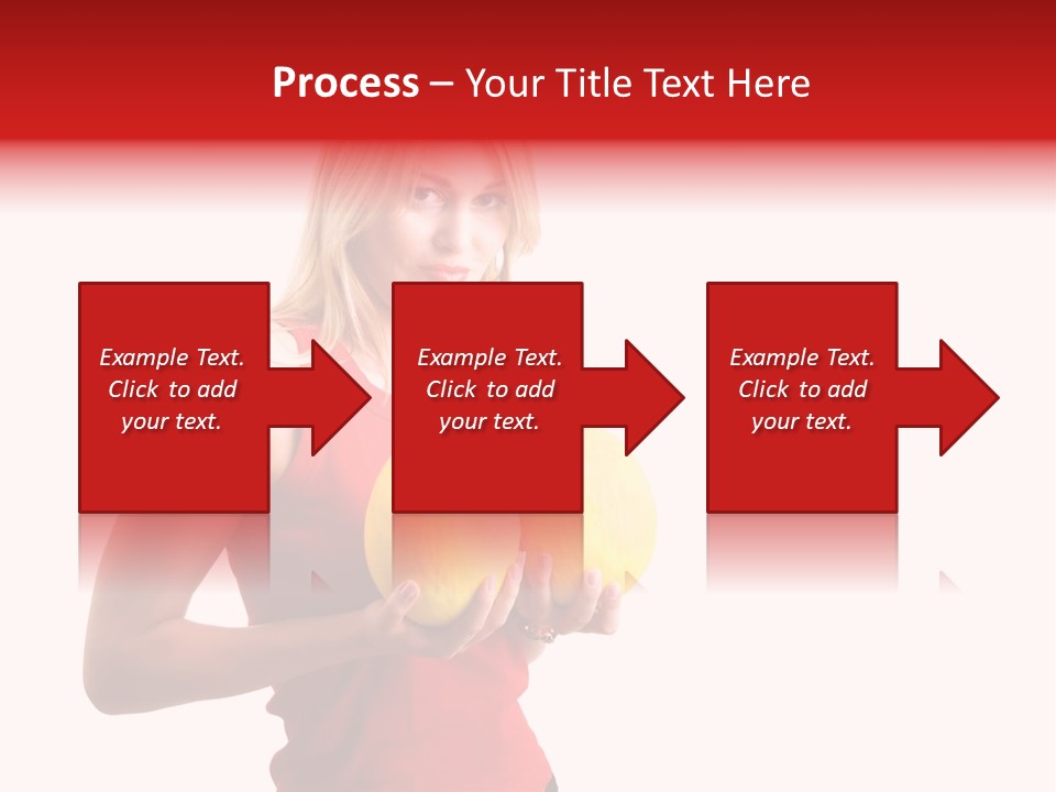 Honey Enlarge Woman PowerPoint Template