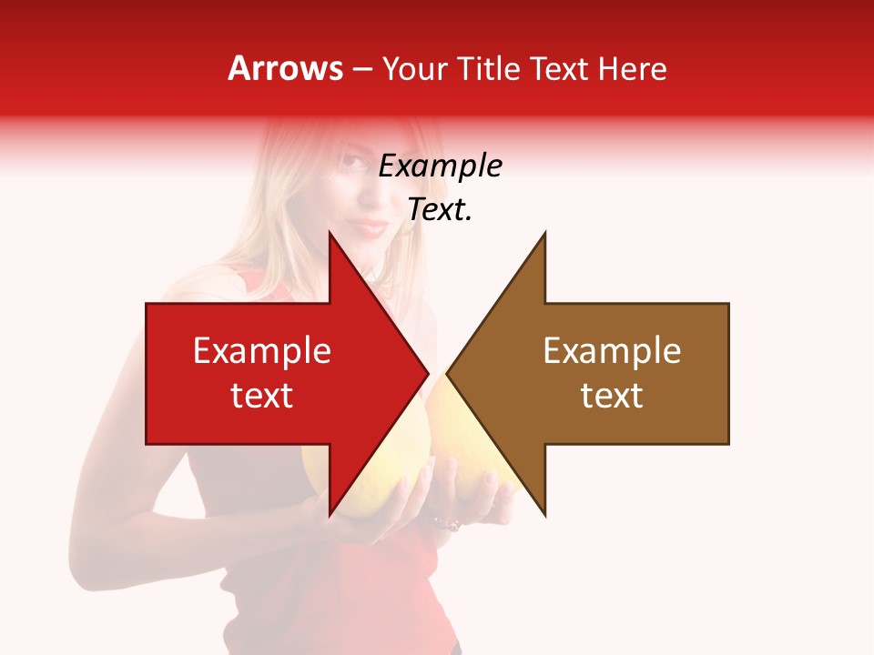 Honey Enlarge Woman PowerPoint Template