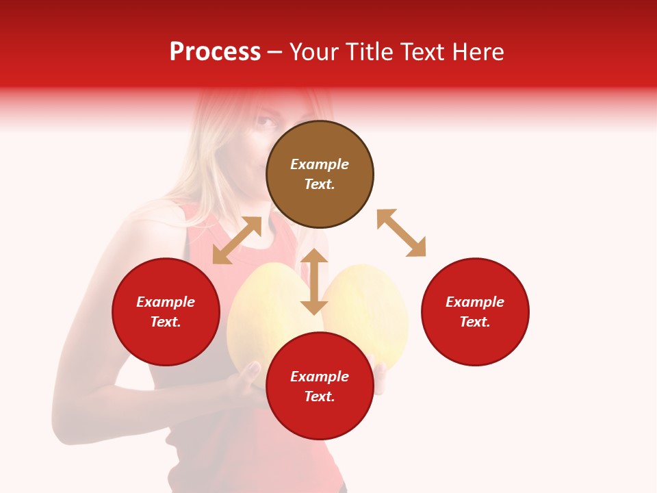 Honey Enlarge Woman PowerPoint Template