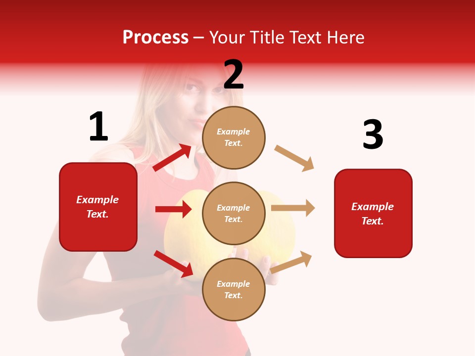 Honey Enlarge Woman PowerPoint Template