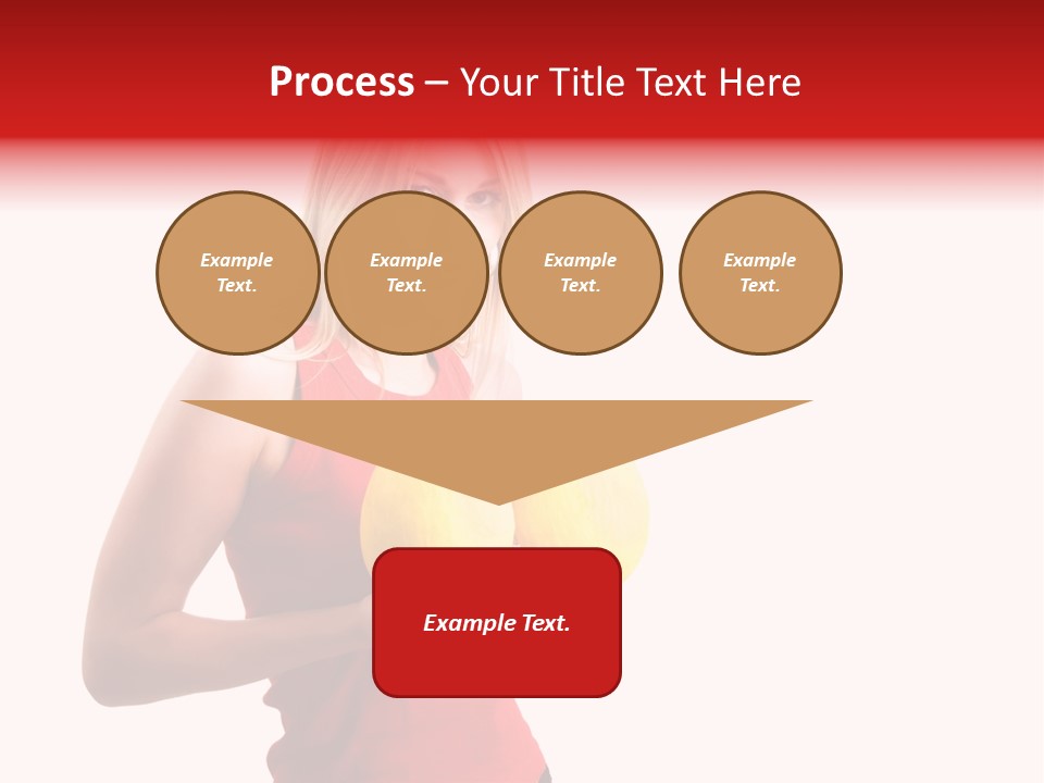 Honey Enlarge Woman PowerPoint Template