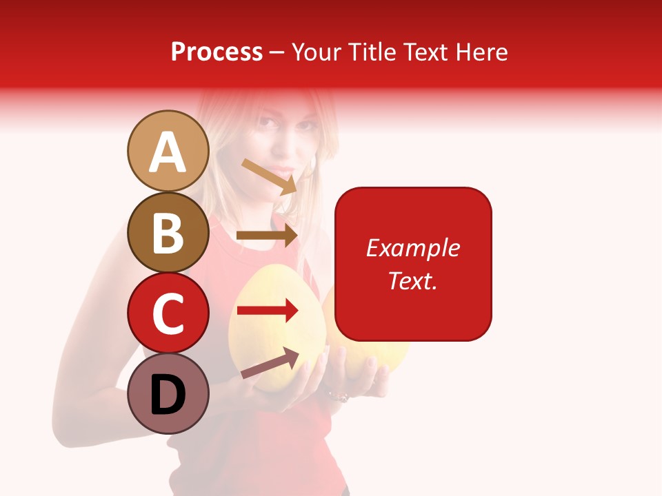 Honey Enlarge Woman PowerPoint Template