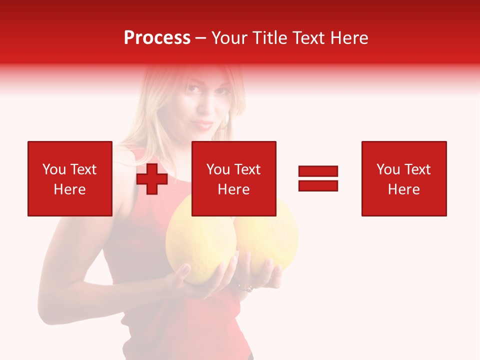 Honey Enlarge Woman PowerPoint Template