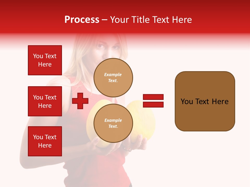 Honey Enlarge Woman PowerPoint Template