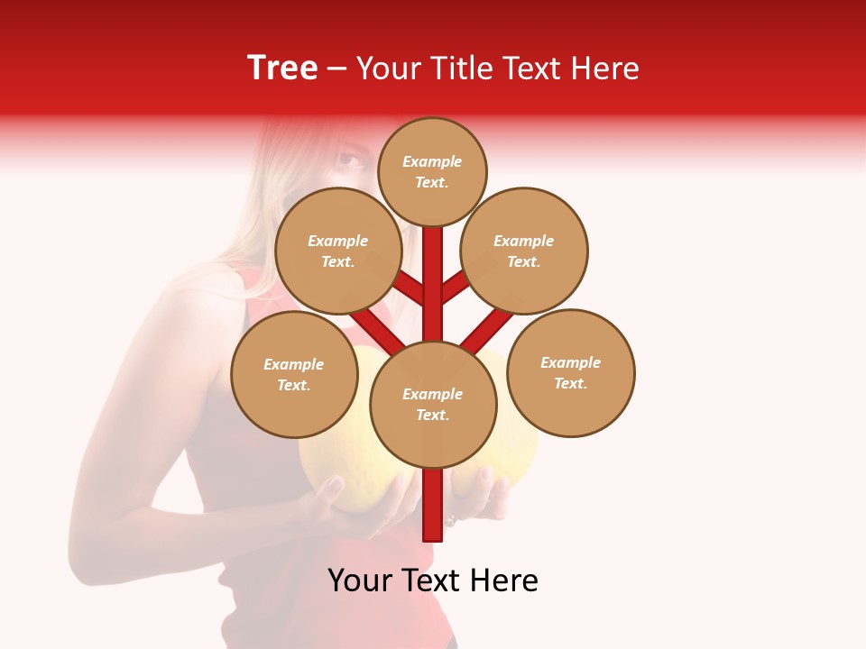 Honey Enlarge Woman PowerPoint Template