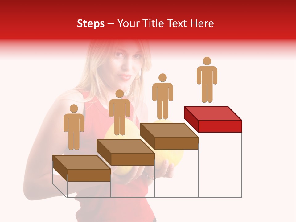 Honey Enlarge Woman PowerPoint Template