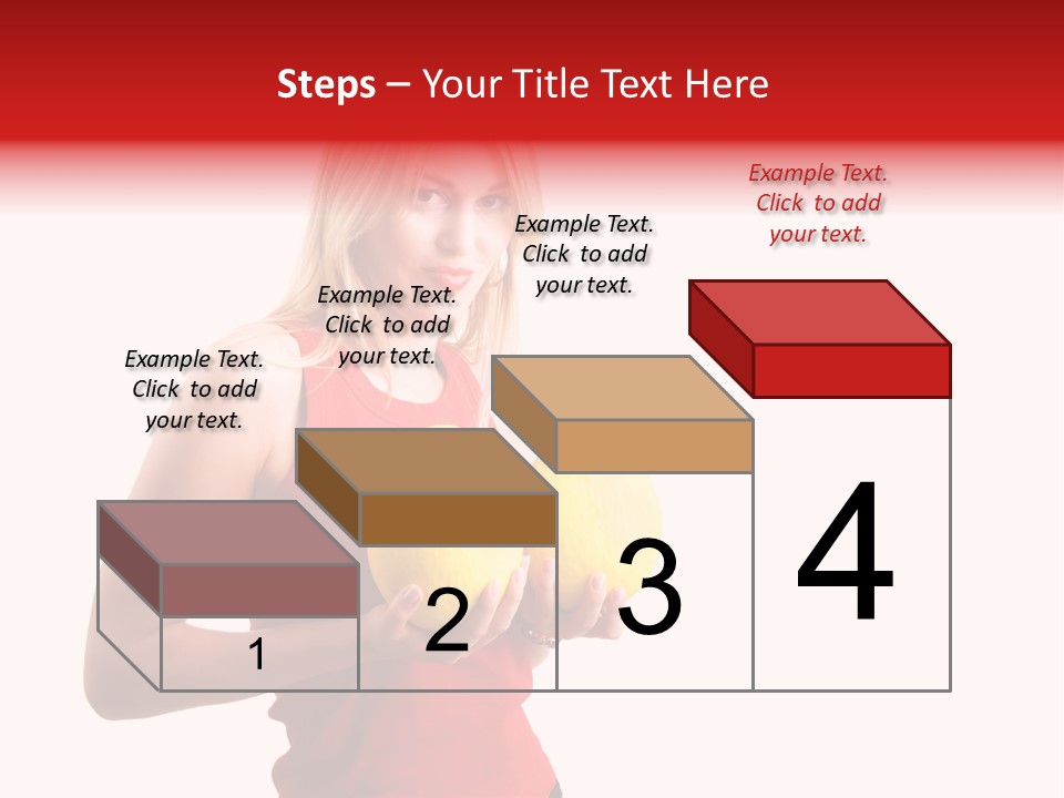 Honey Enlarge Woman PowerPoint Template