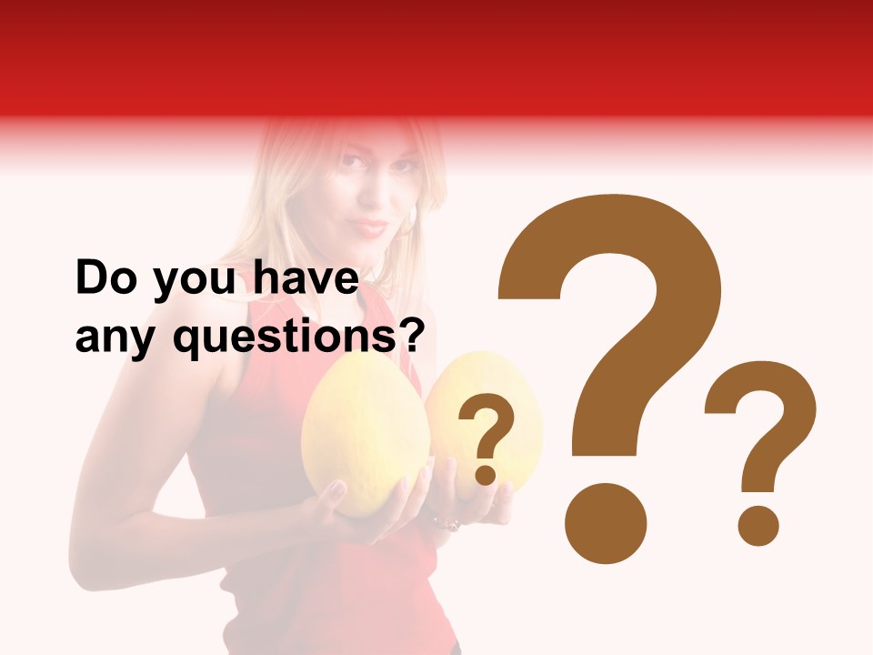 Honey Enlarge Woman PowerPoint Template