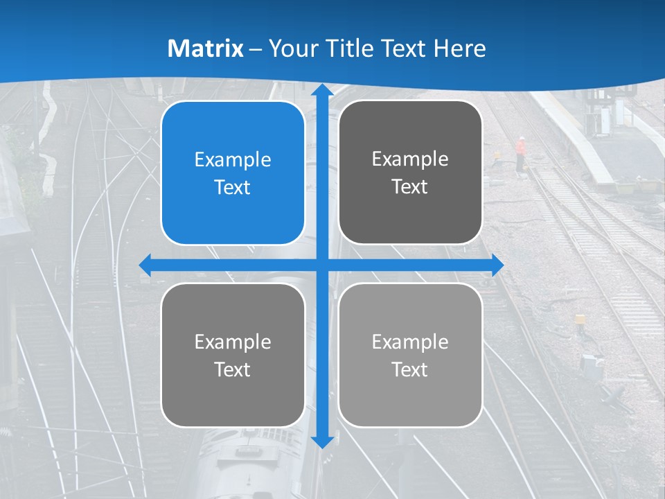 Railroad Transport Rail PowerPoint Template