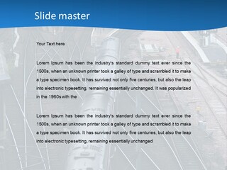 Railroad Transport Rail PowerPoint Template