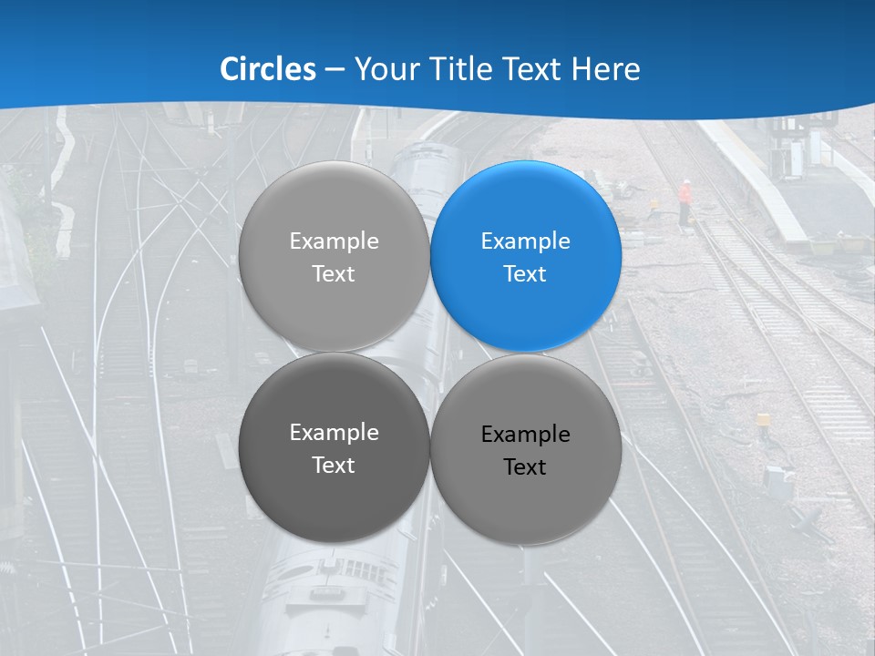 Railroad Transport Rail PowerPoint Template
