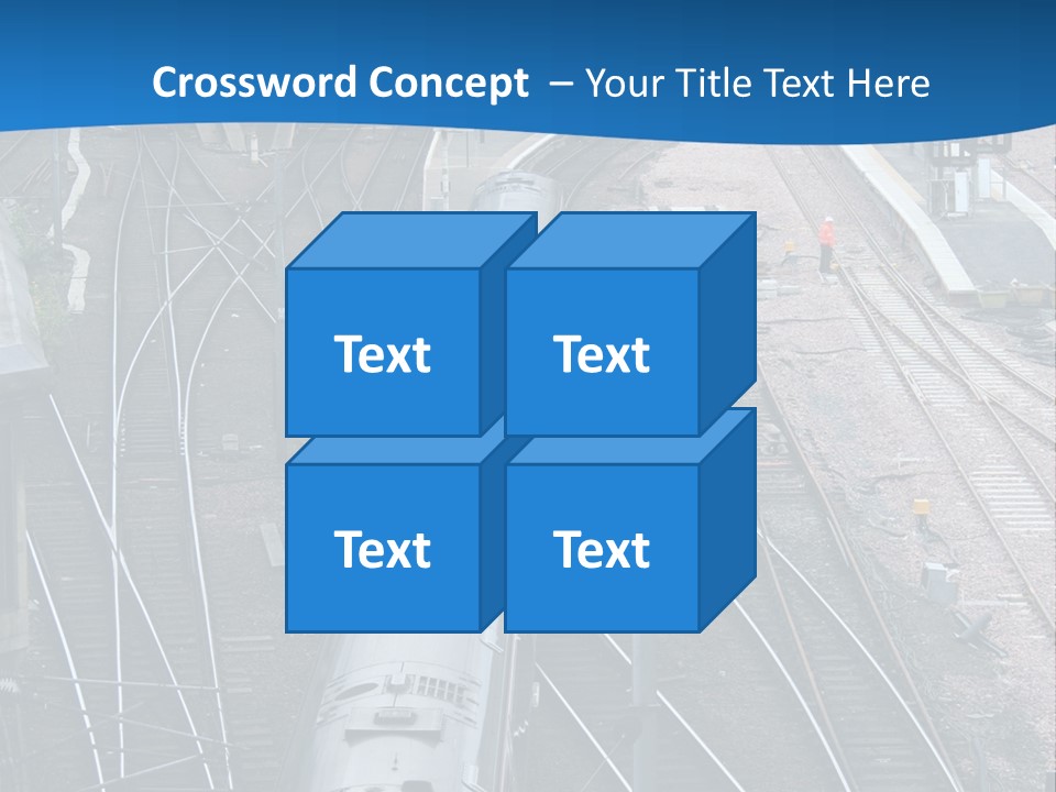 Railroad Transport Rail PowerPoint Template