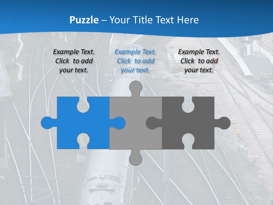 Railroad Transport Rail PowerPoint Template