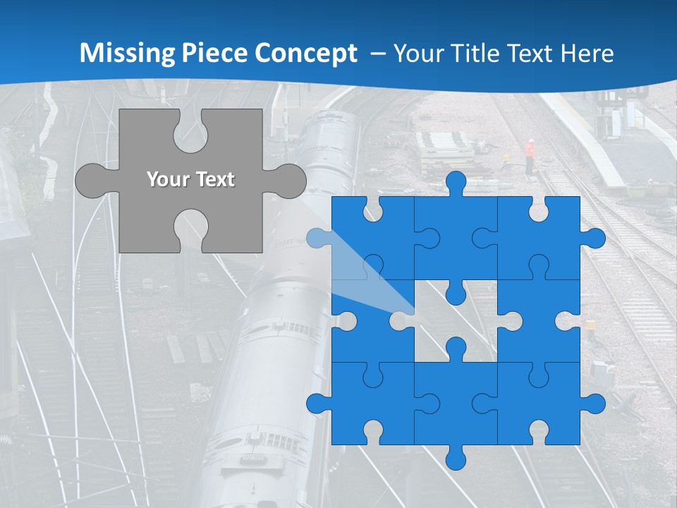 Railroad Transport Rail PowerPoint Template